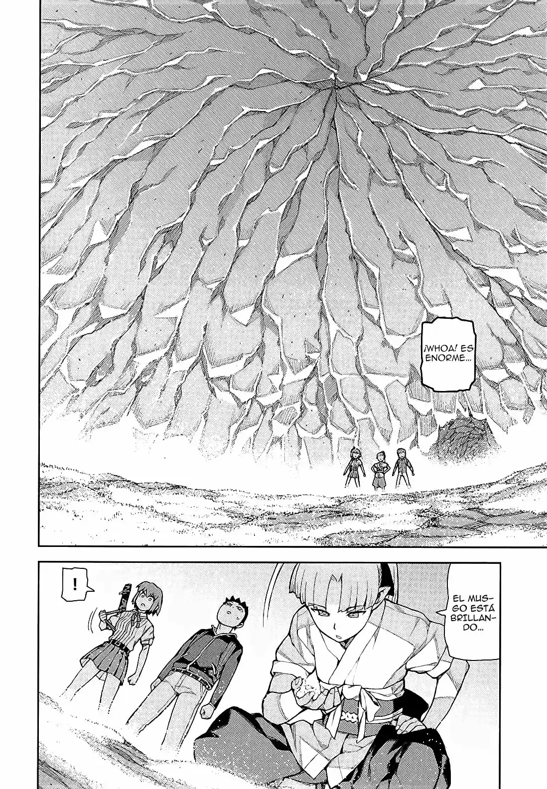Tsugumomo capítulo 48, página 21