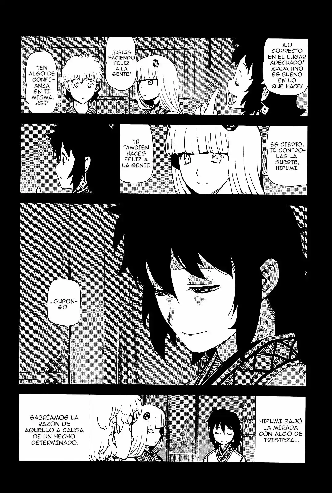 Tsugumomo capítulo 49, página 24