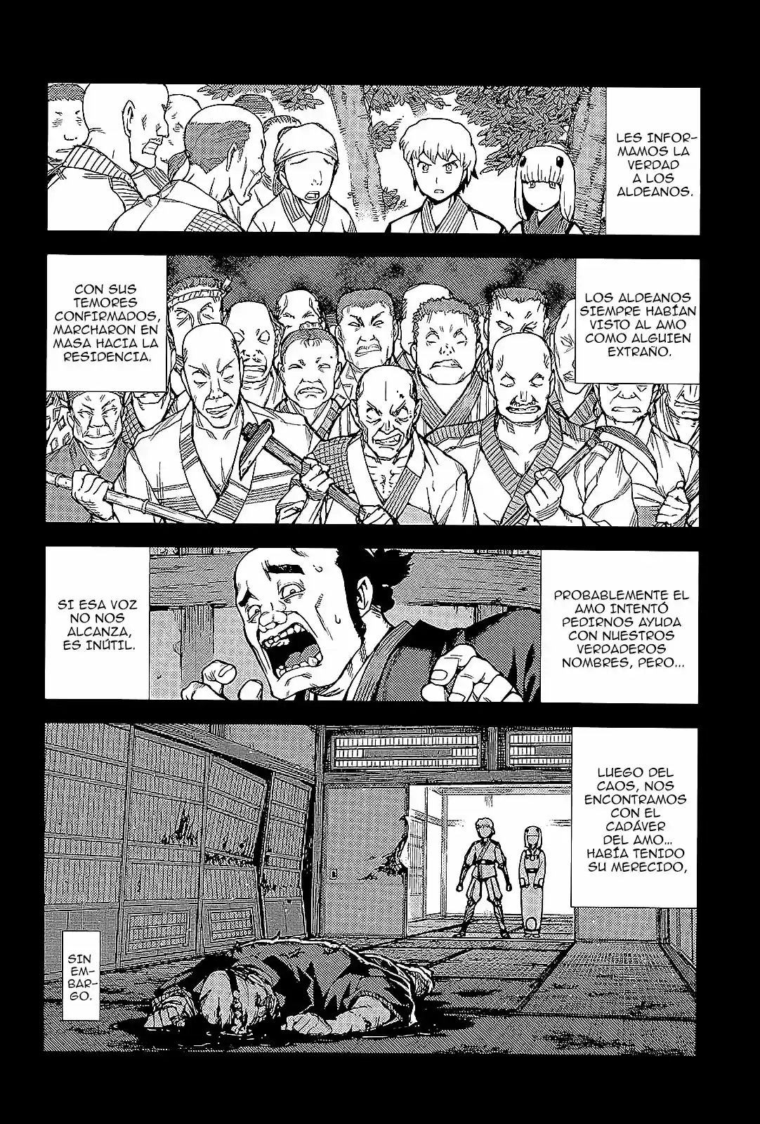 Tsugumomo capítulo 49, página 28