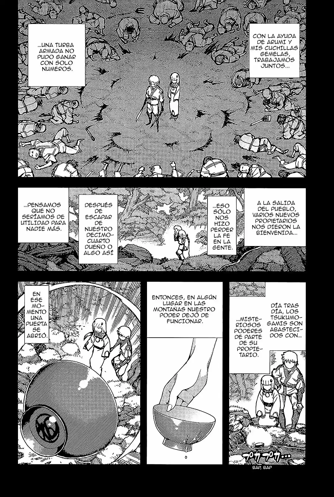 Tsugumomo capítulo 49, página 30