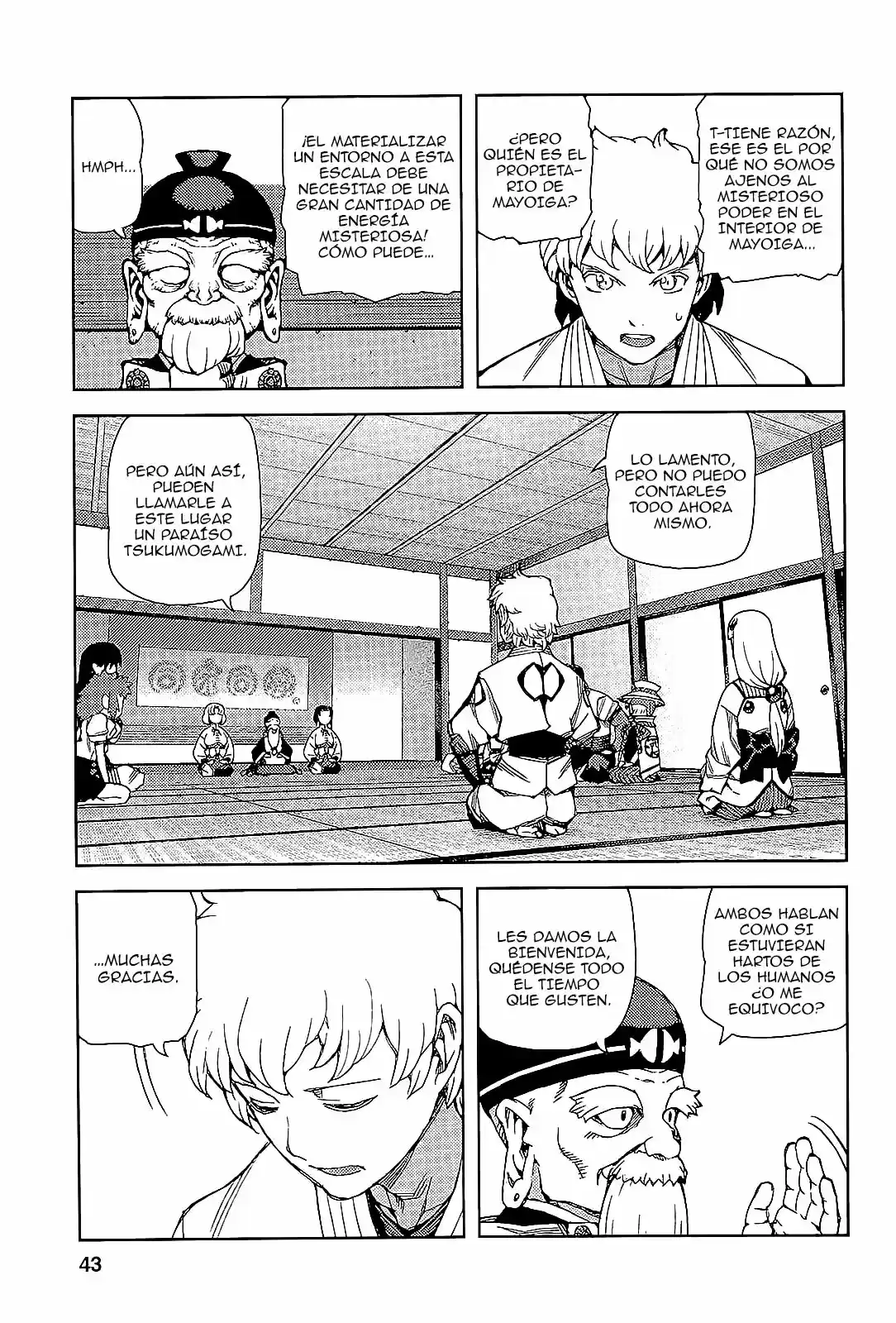 Tsugumomo capítulo 50, página 18