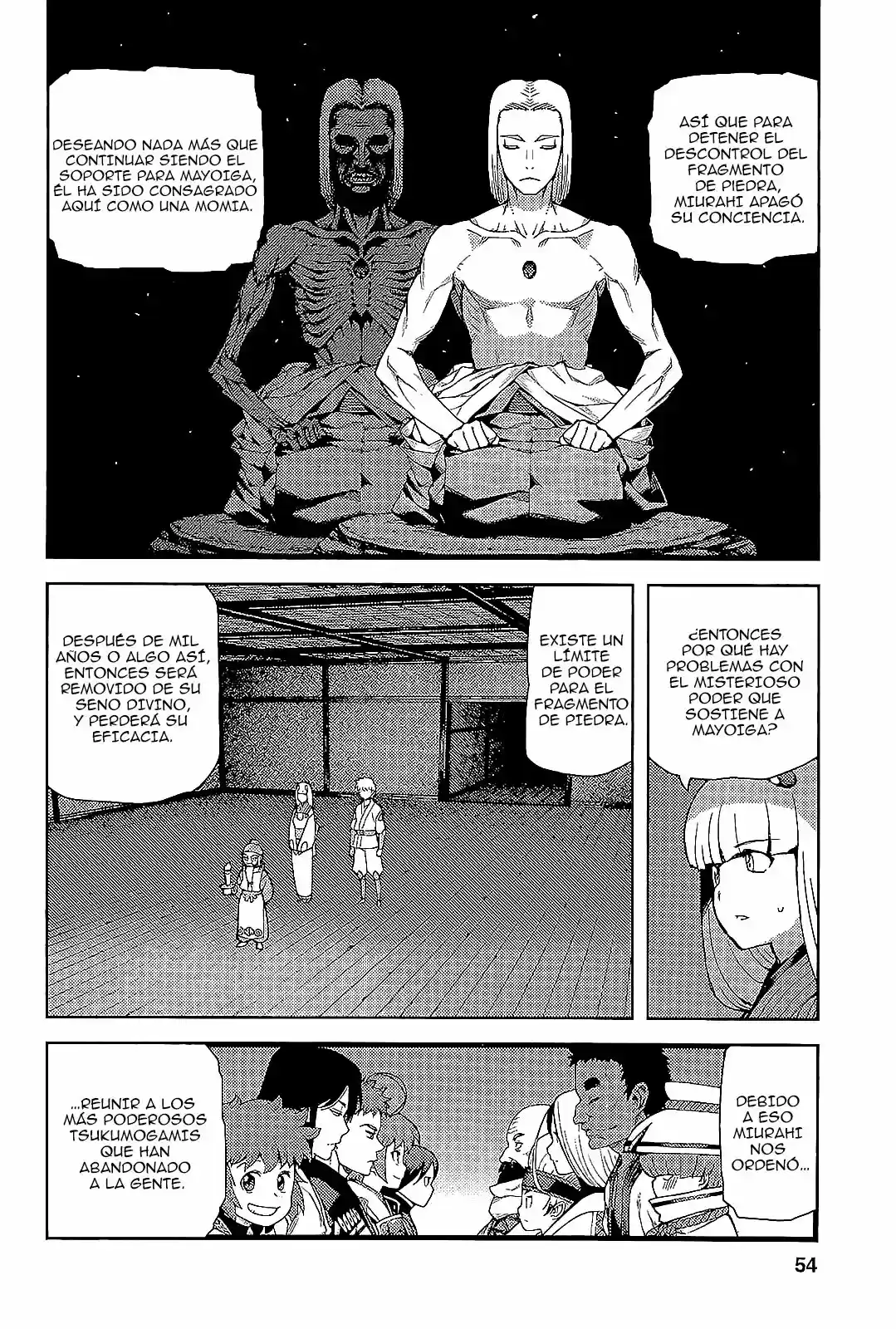 Tsugumomo capítulo 51, página 8