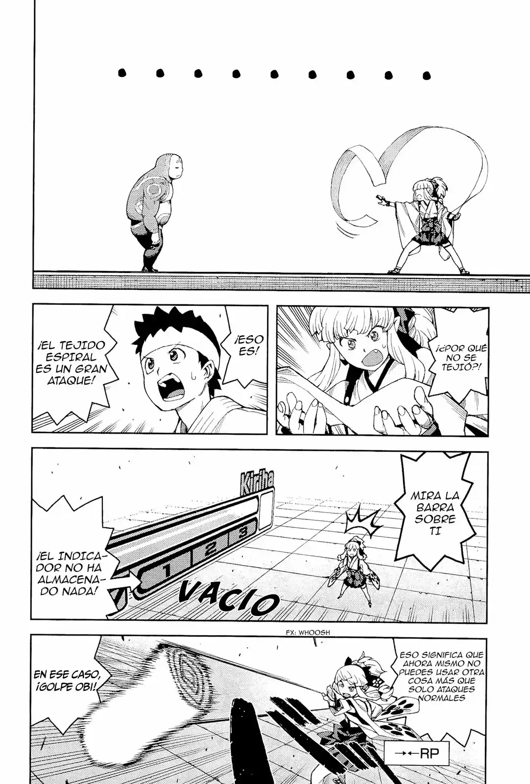 Tsugumomo capítulo 53, página 14