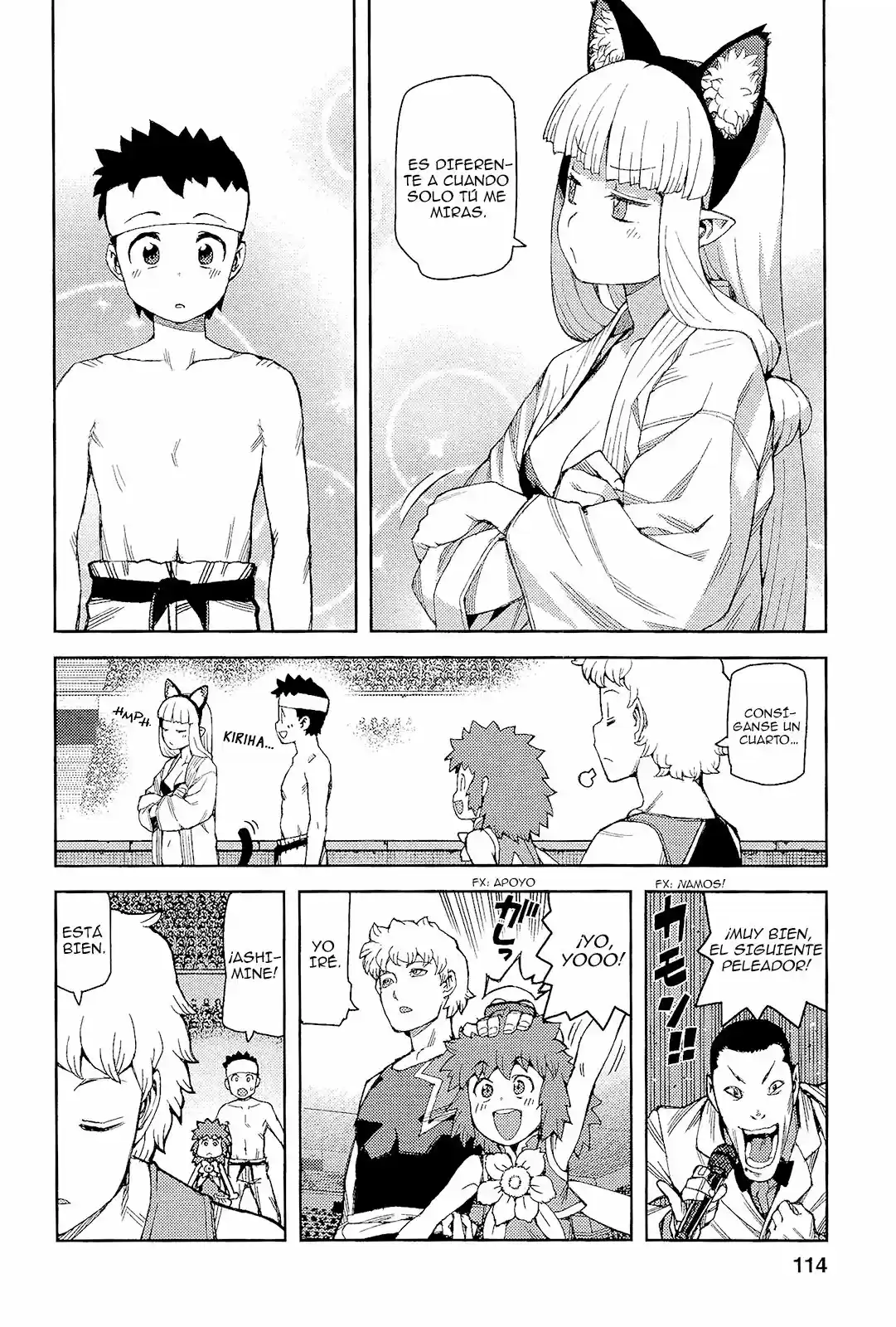Tsugumomo capítulo 53, página 18