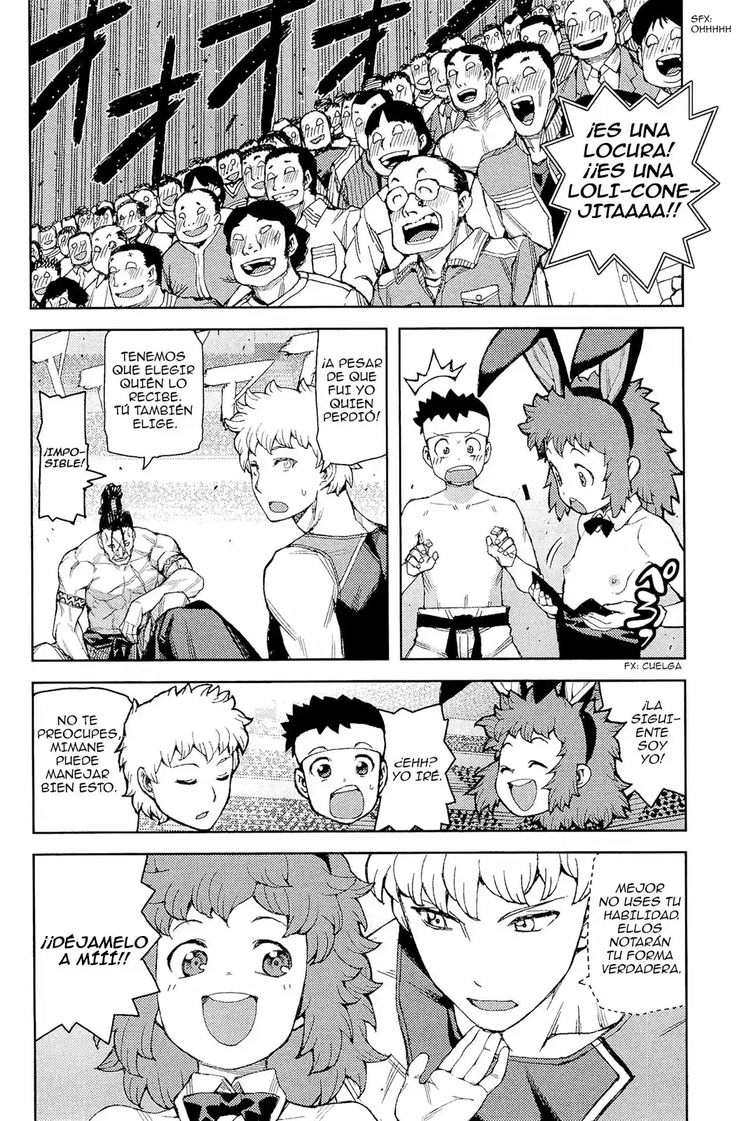 Tsugumomo capítulo 53, página 28