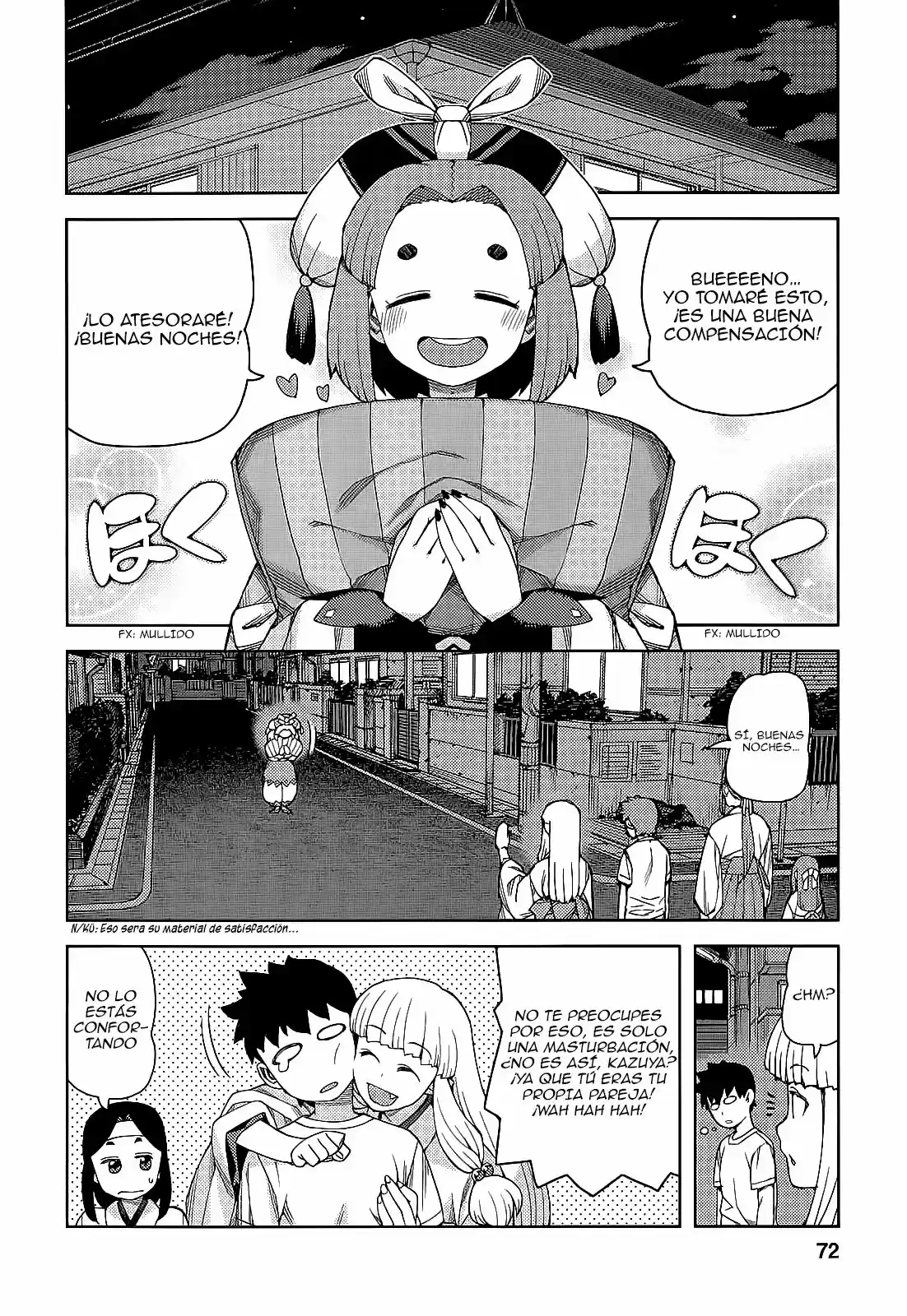 Tsugumomo capítulo 55, página 30