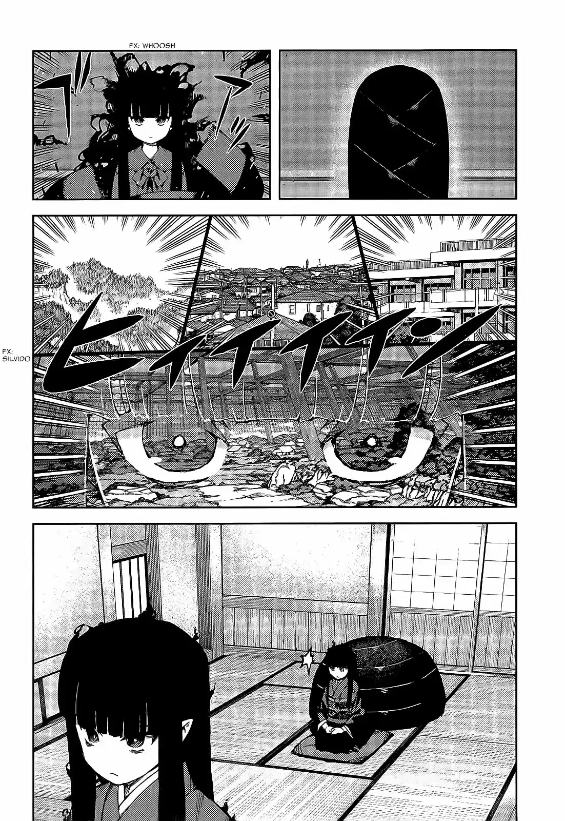 Tsugumomo capítulo 57, página 9