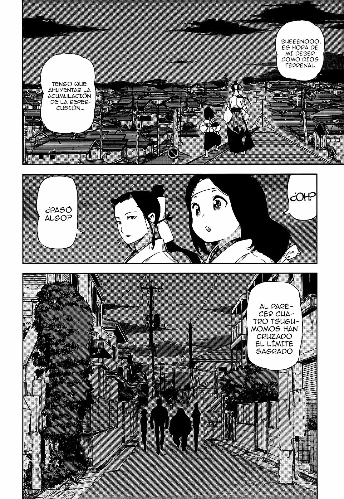 Tsugumomo capítulo 57, página 26