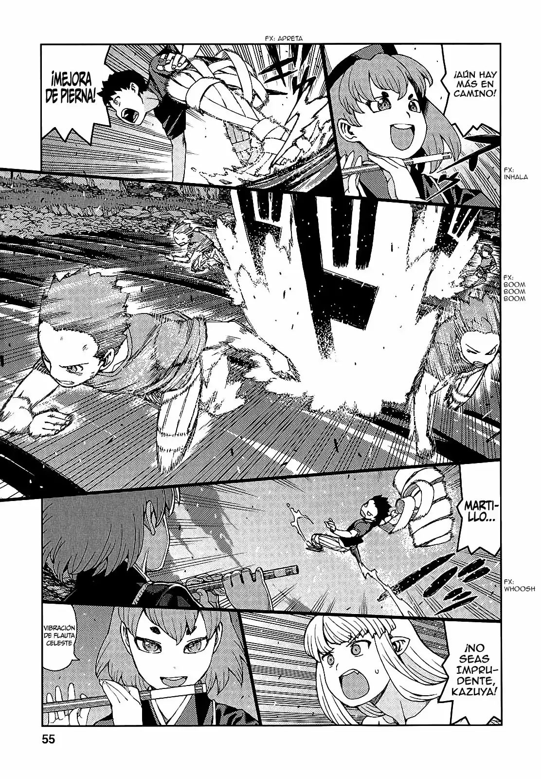 Tsugumomo capítulo 60, página 5