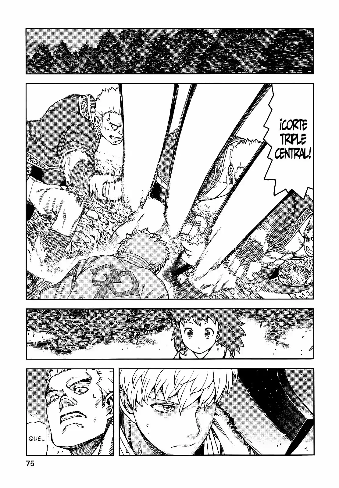 Tsugumomo capítulo 60, página 25