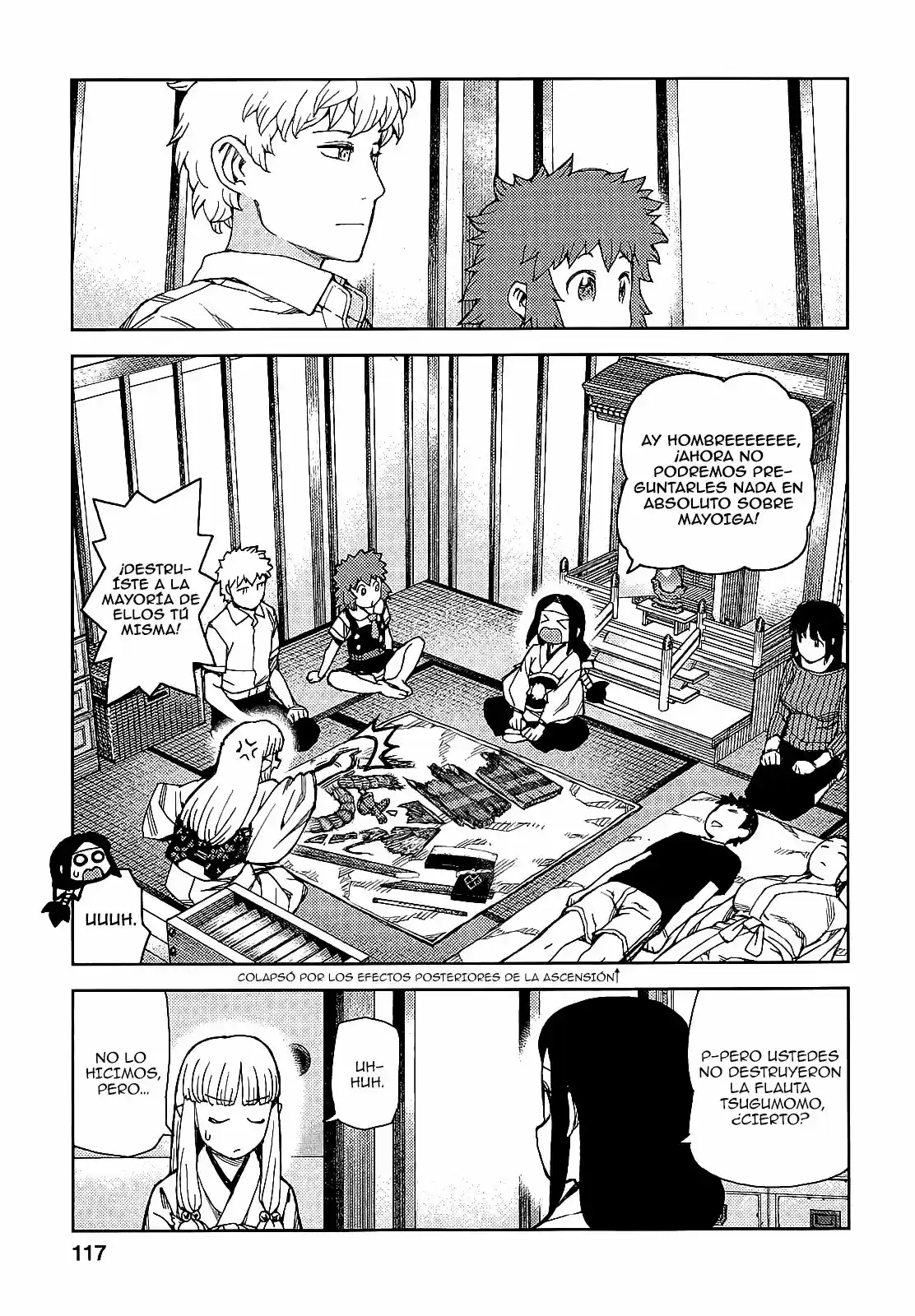Tsugumomo capítulo 61, página 34