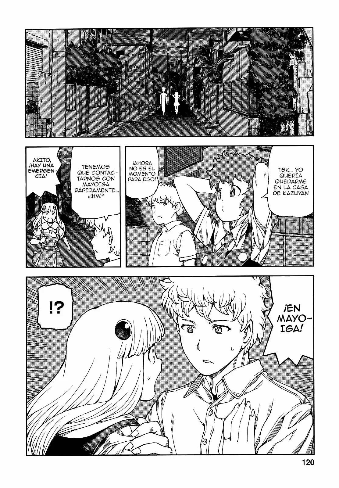 Tsugumomo capítulo 61, página 37