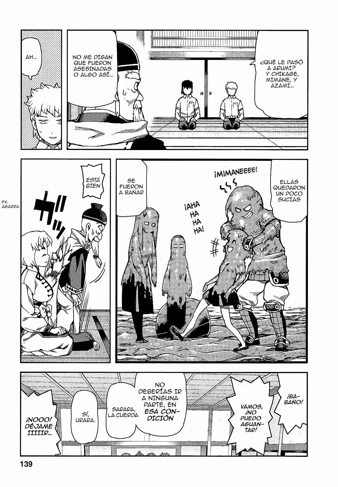 Tsugumomo capítulo 62, página 21