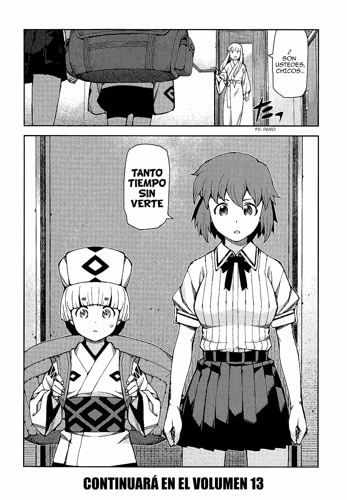 Tsugumomo capítulo 62, página 40
