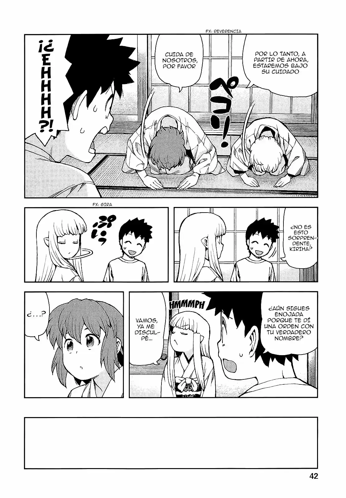 Tsugumomo capítulo 63, página 6