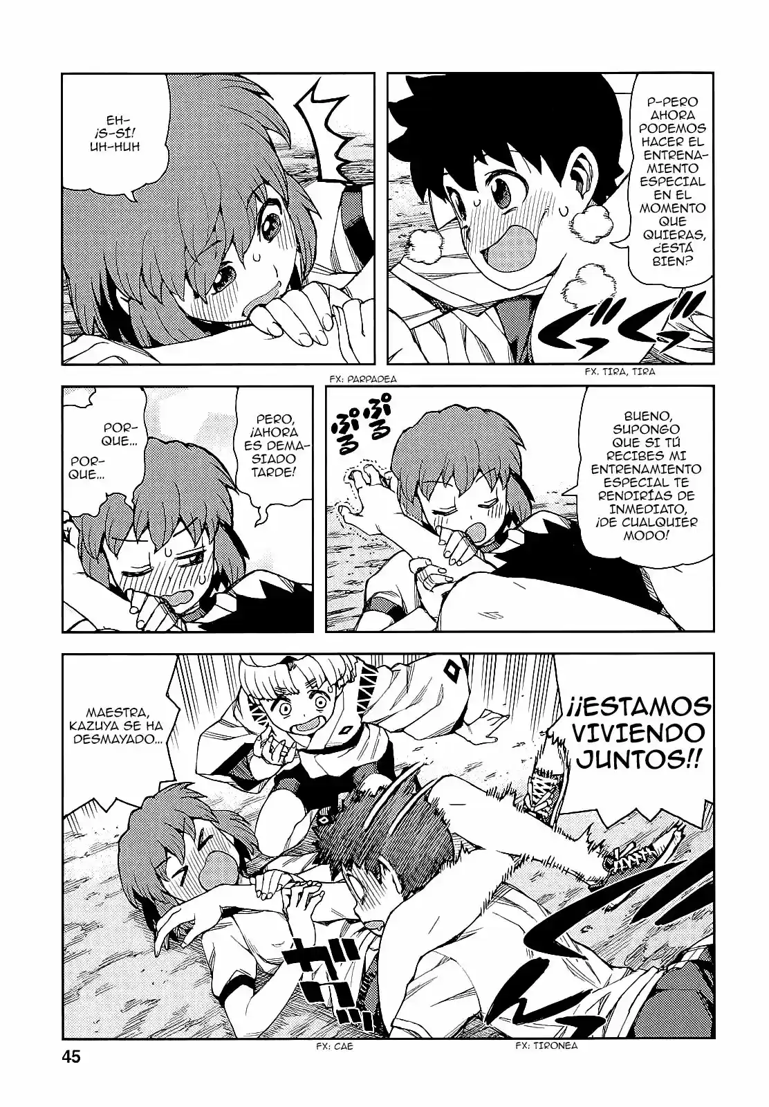 Tsugumomo capítulo 63, página 9