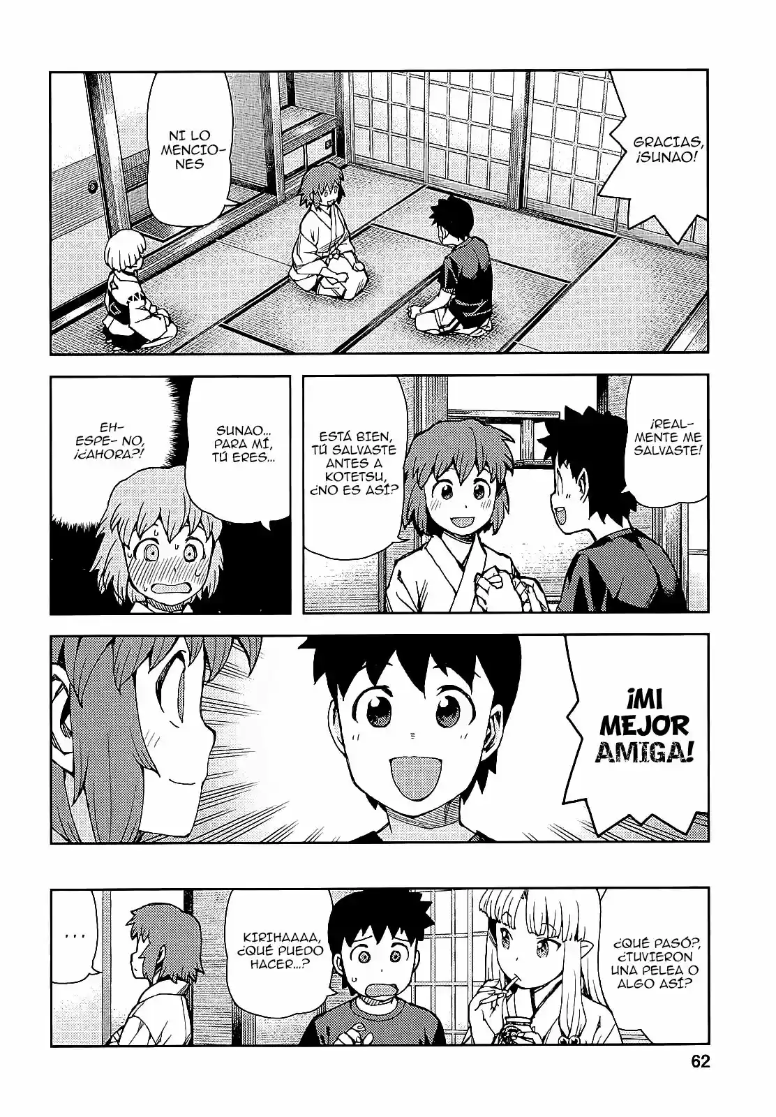 Tsugumomo capítulo 63, página 26