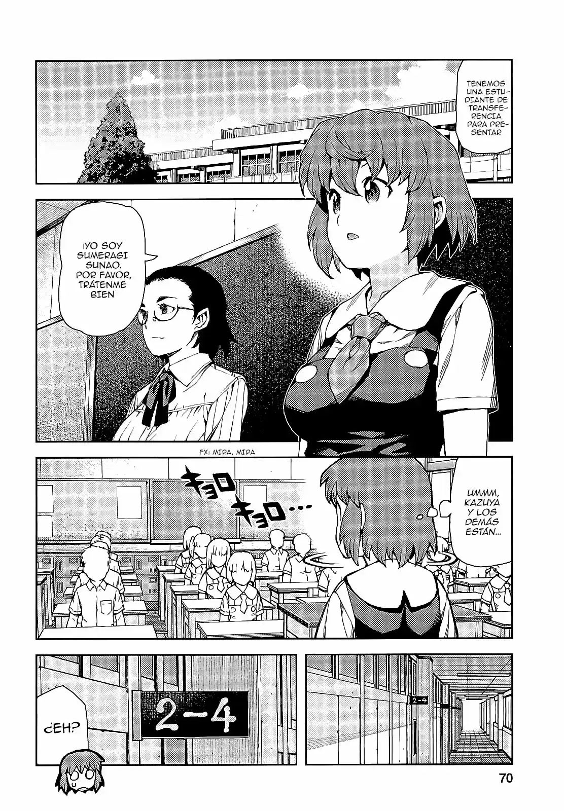 Tsugumomo capítulo 64, página 6