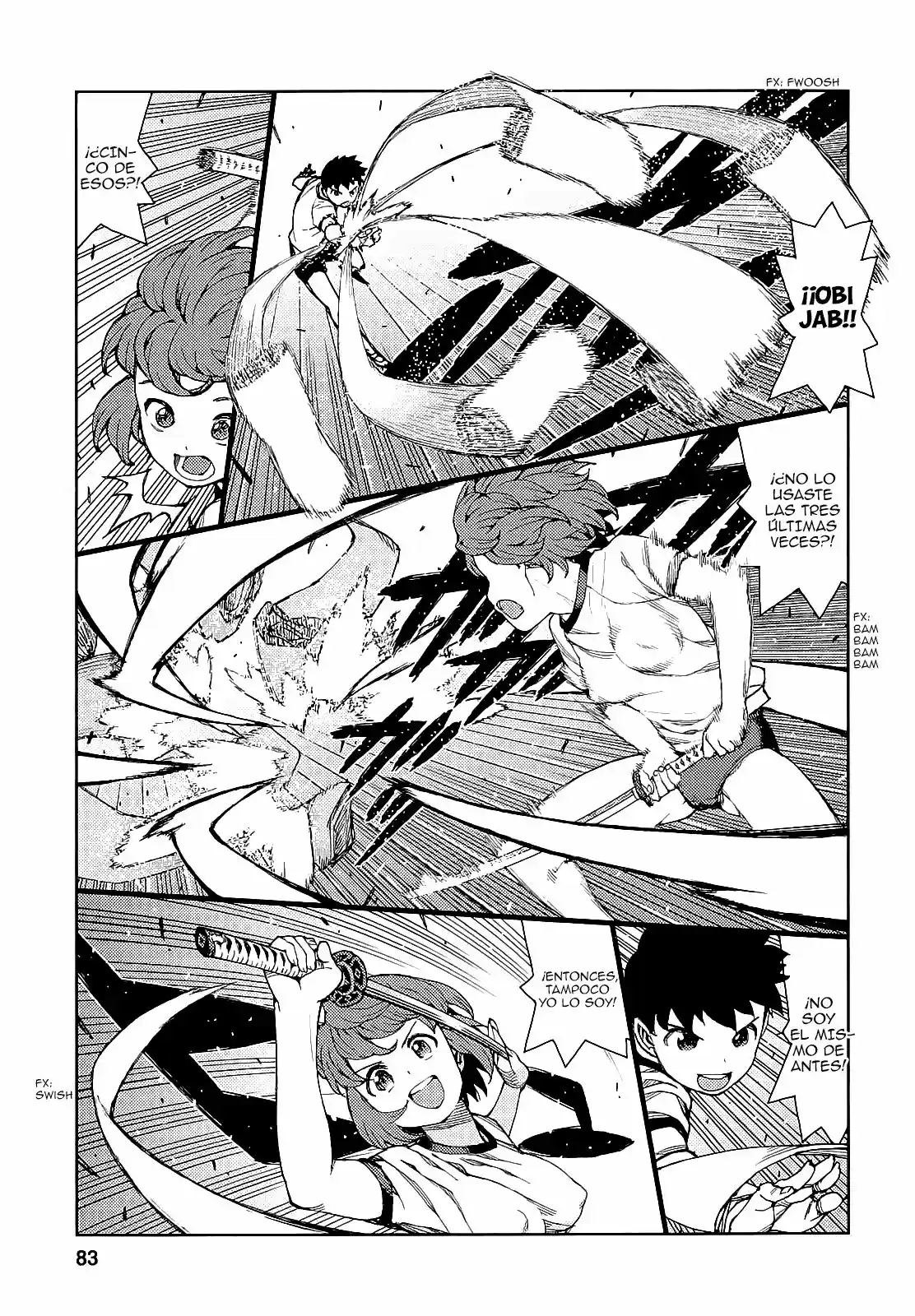 Tsugumomo capítulo 64, página 18