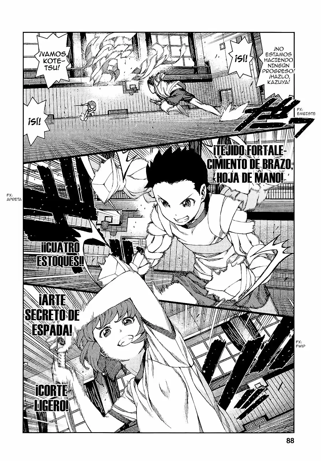 Tsugumomo capítulo 64, página 23