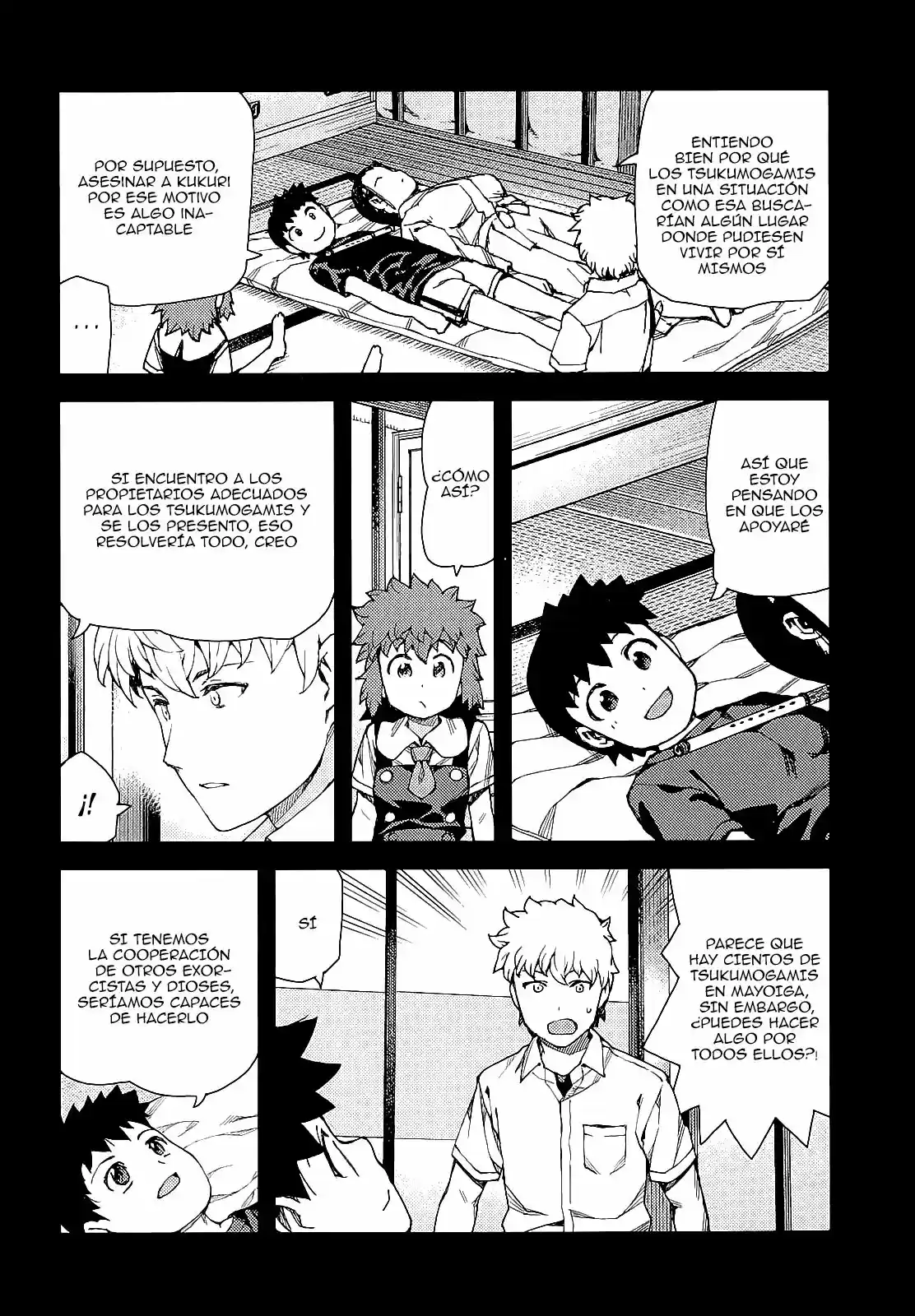 Tsugumomo capítulo 64, página 31