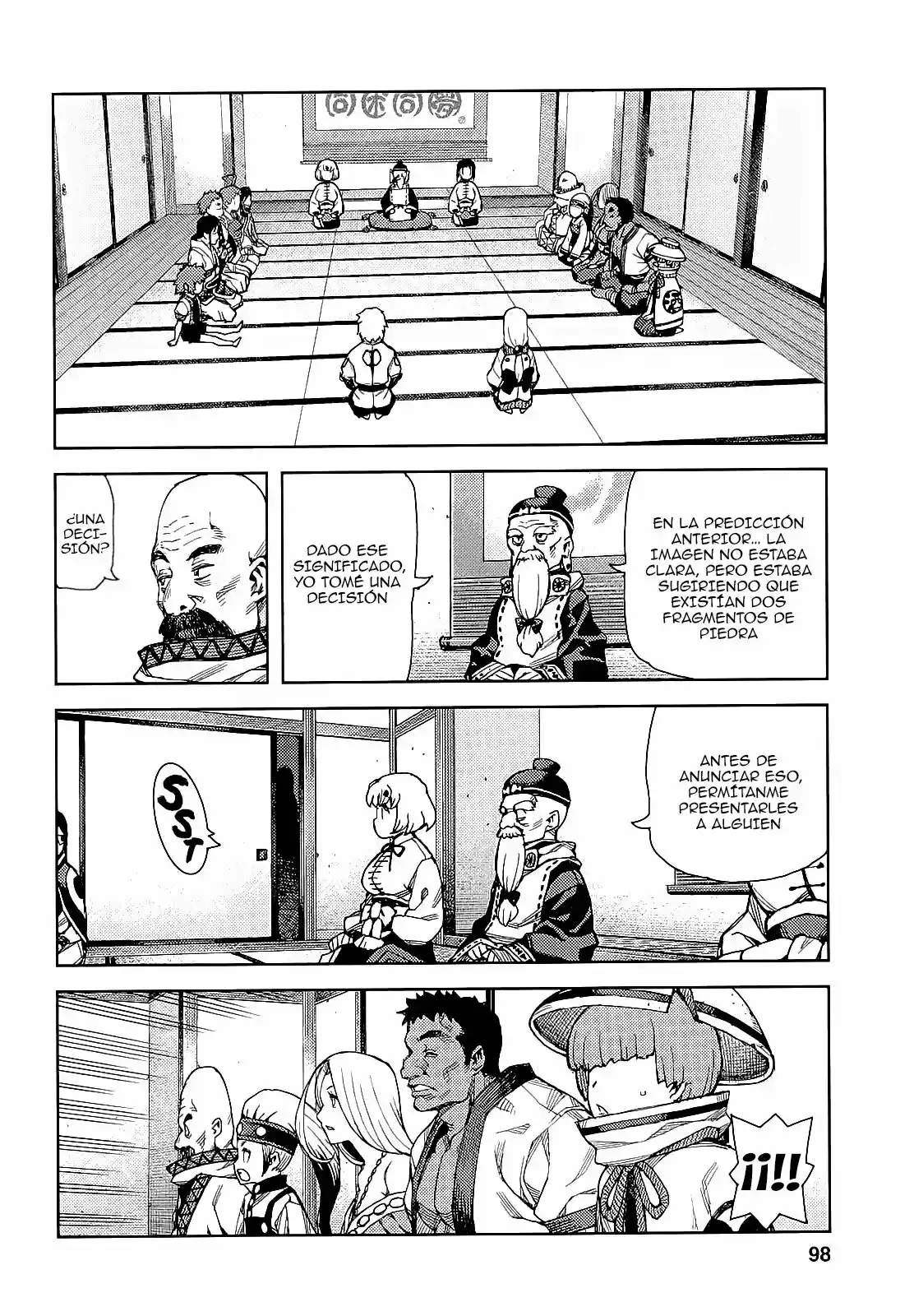 Tsugumomo capítulo 64, página 33