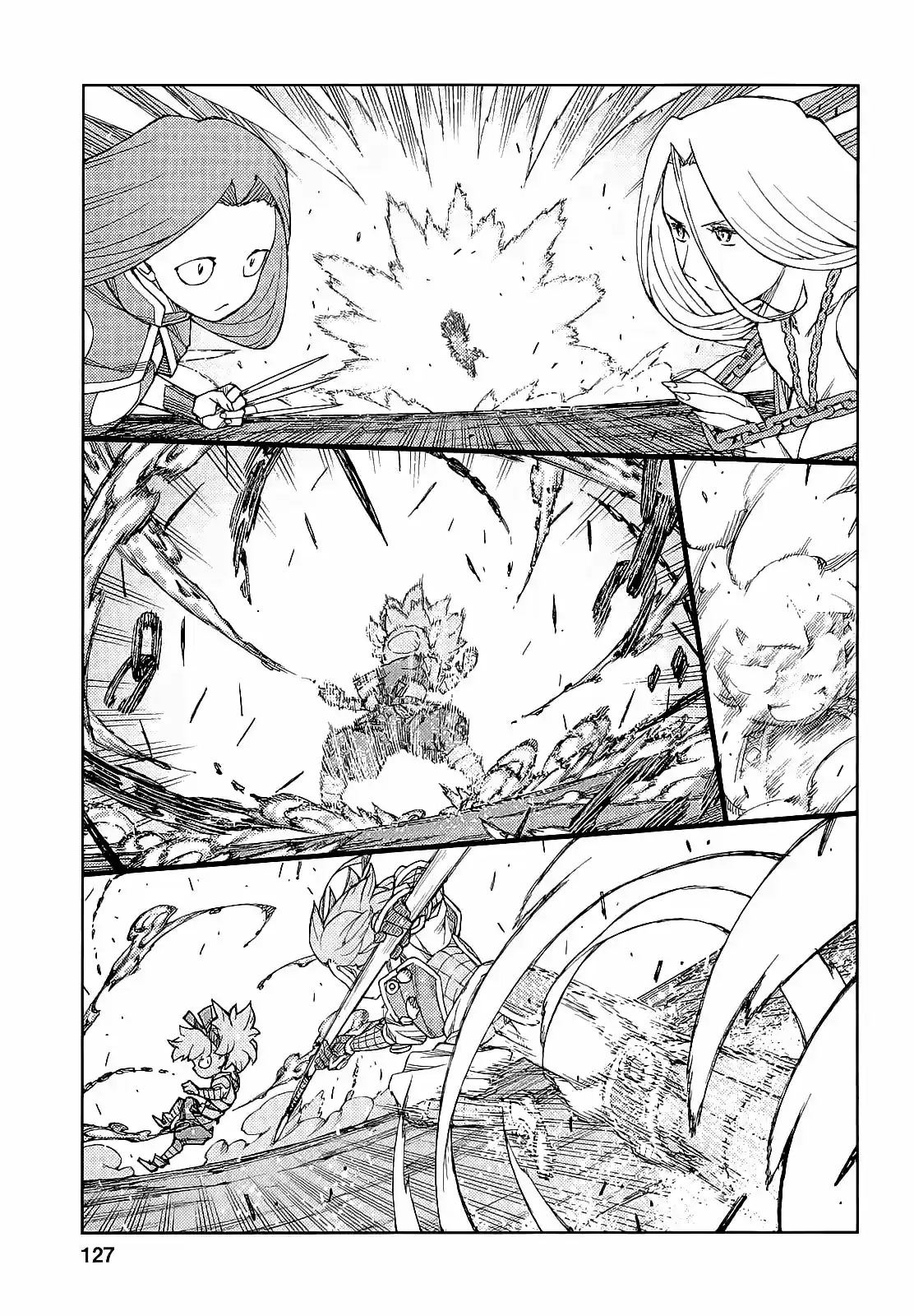Tsugumomo capítulo 65, página 27