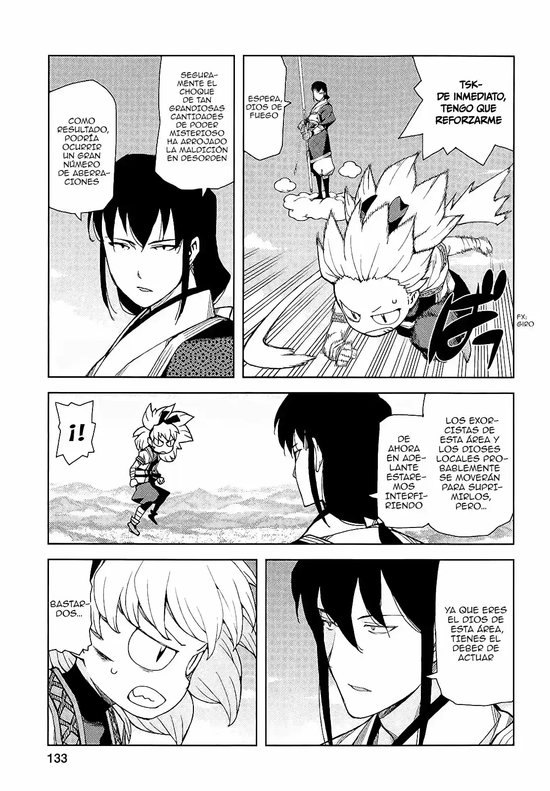 Tsugumomo capítulo 65, página 33
