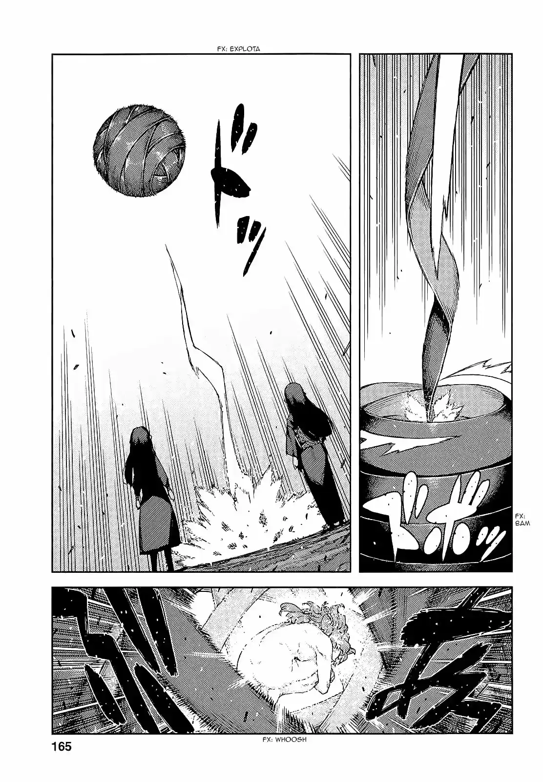 Tsugumomo capítulo 66, página 27