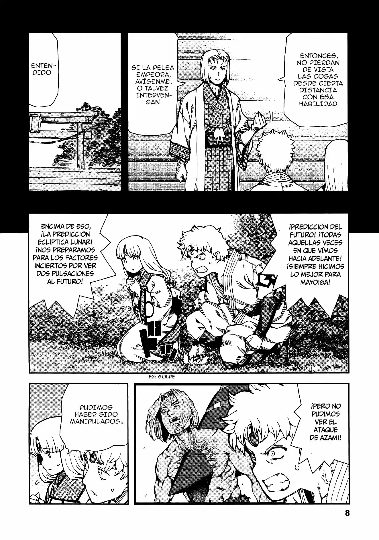 Tsugumomo capítulo 67, página 10
