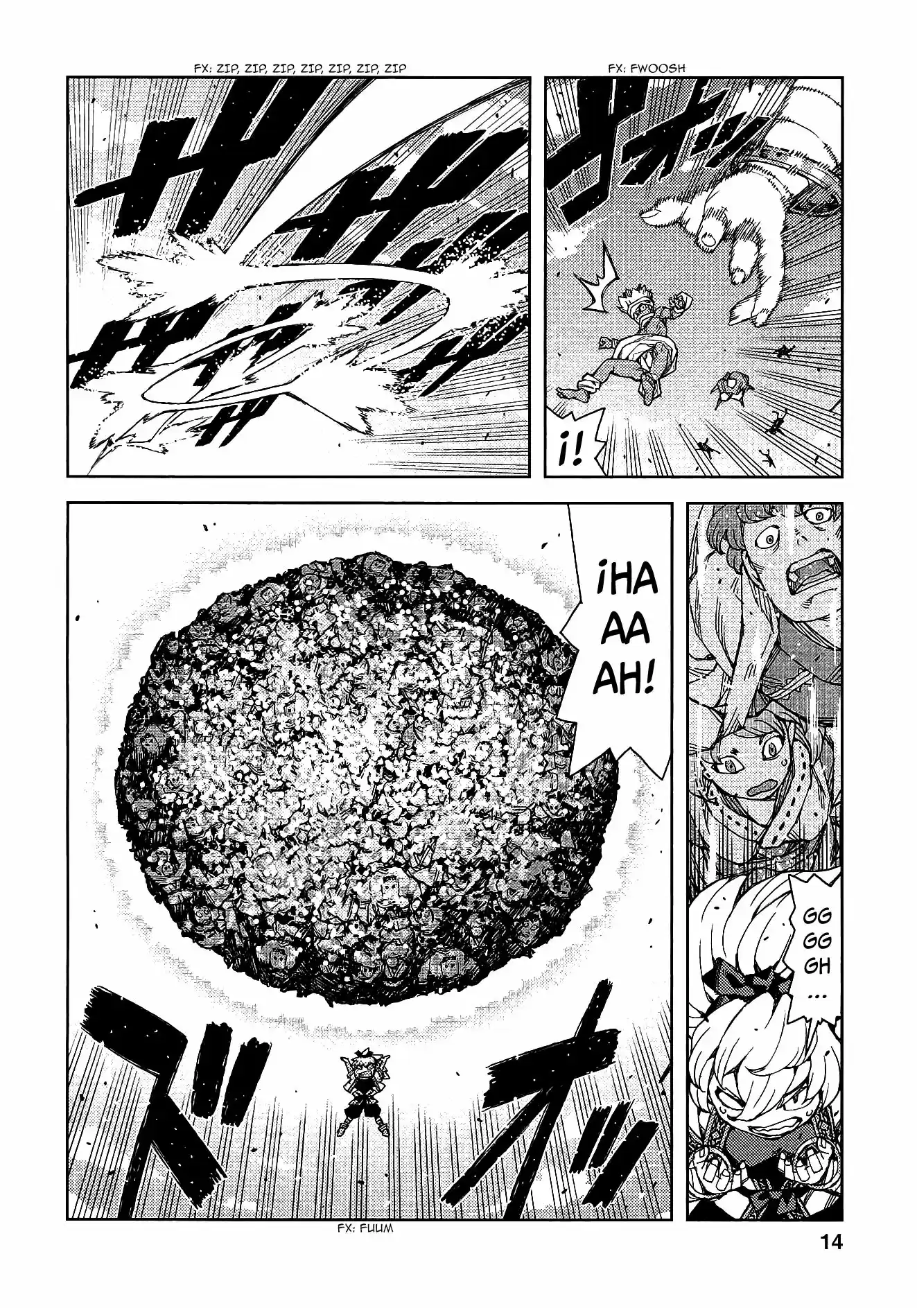 Tsugumomo capítulo 67, página 16