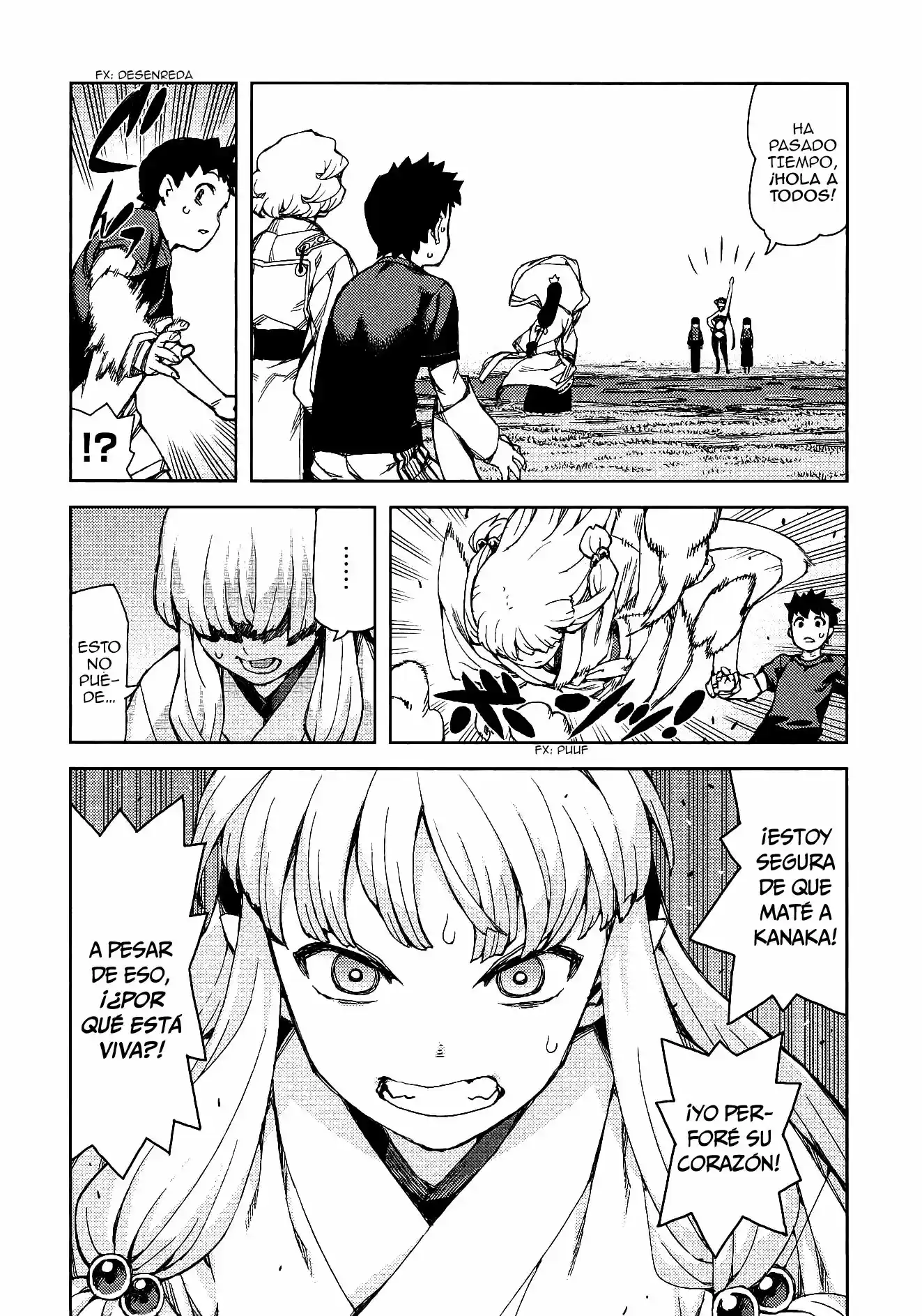 Tsugumomo capítulo 67, página 21