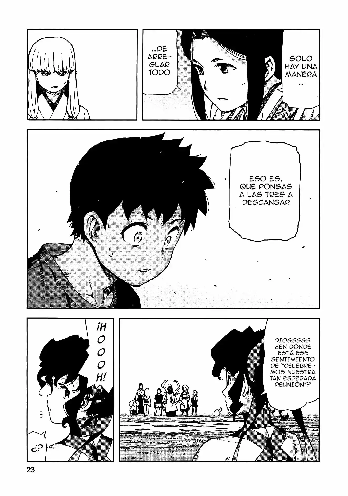 Tsugumomo capítulo 67, página 25