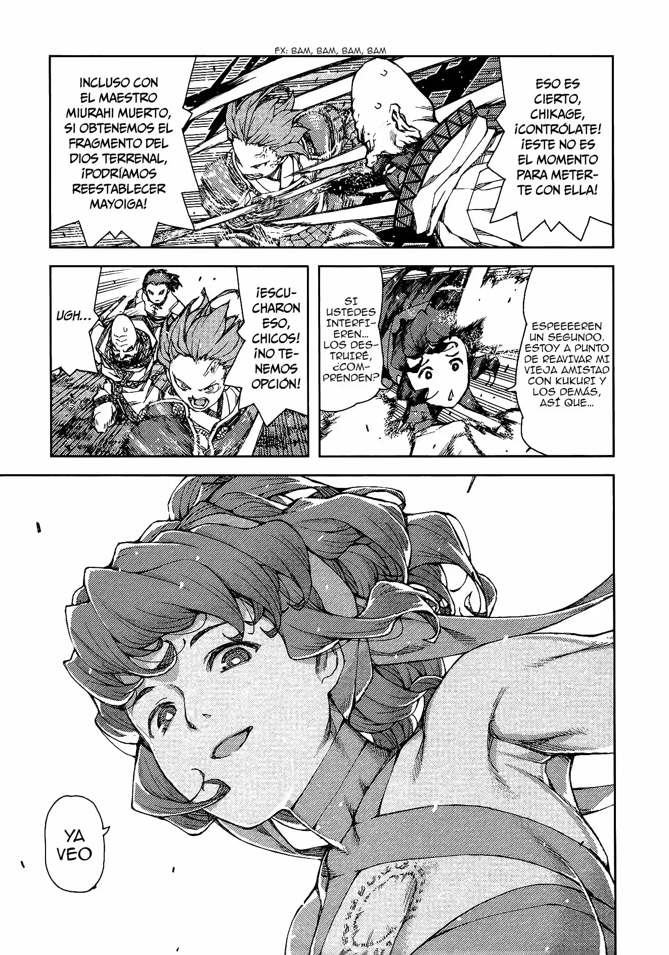 Tsugumomo capítulo 67, página 27