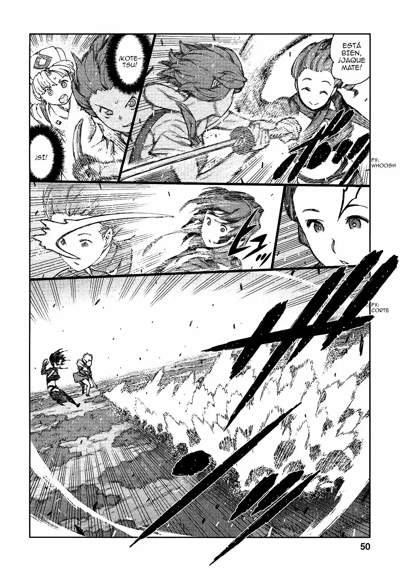 Tsugumomo capítulo 68, página 21