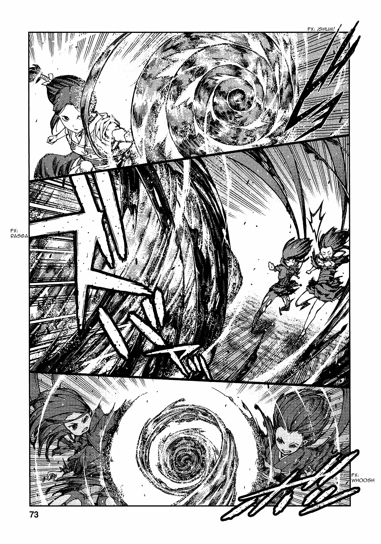 Tsugumomo capítulo 69, página 10