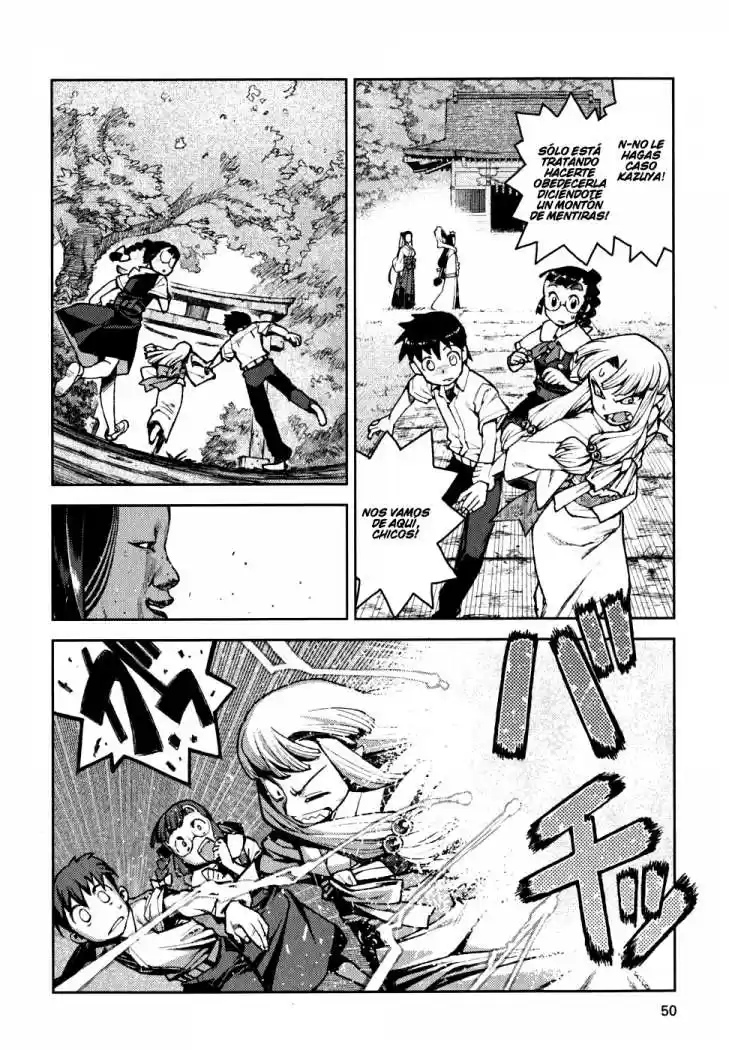 Tsugumomo capítulo 7, página 22