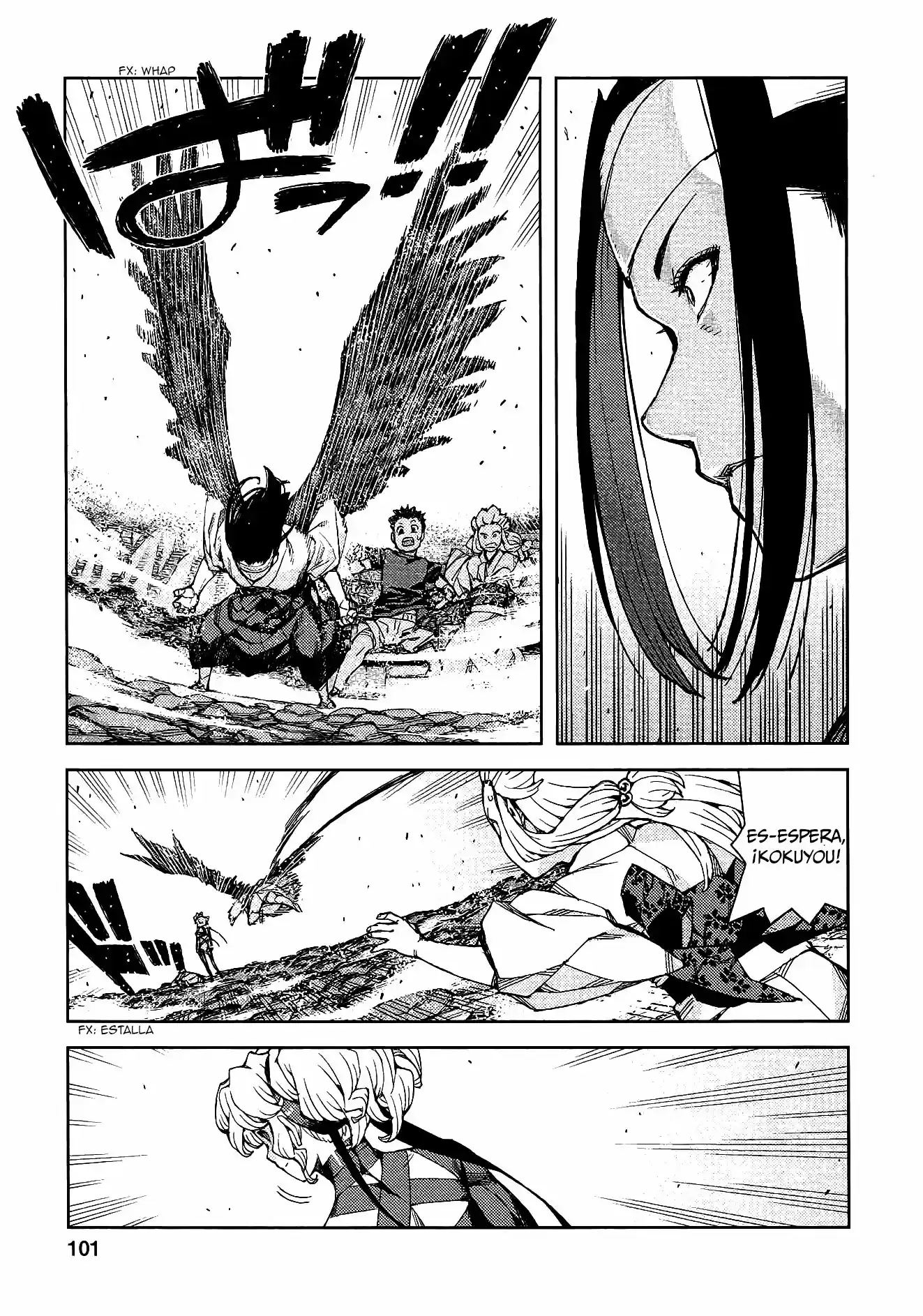 Tsugumomo capítulo 70, página 9