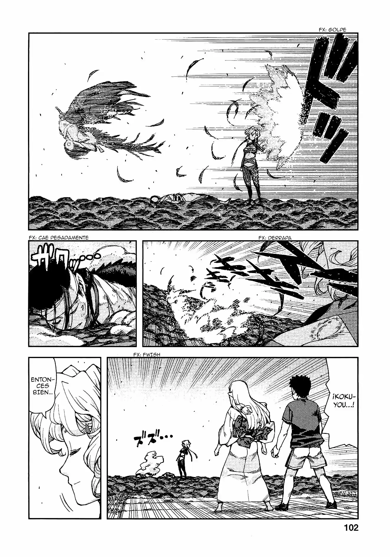 Tsugumomo capítulo 70, página 10