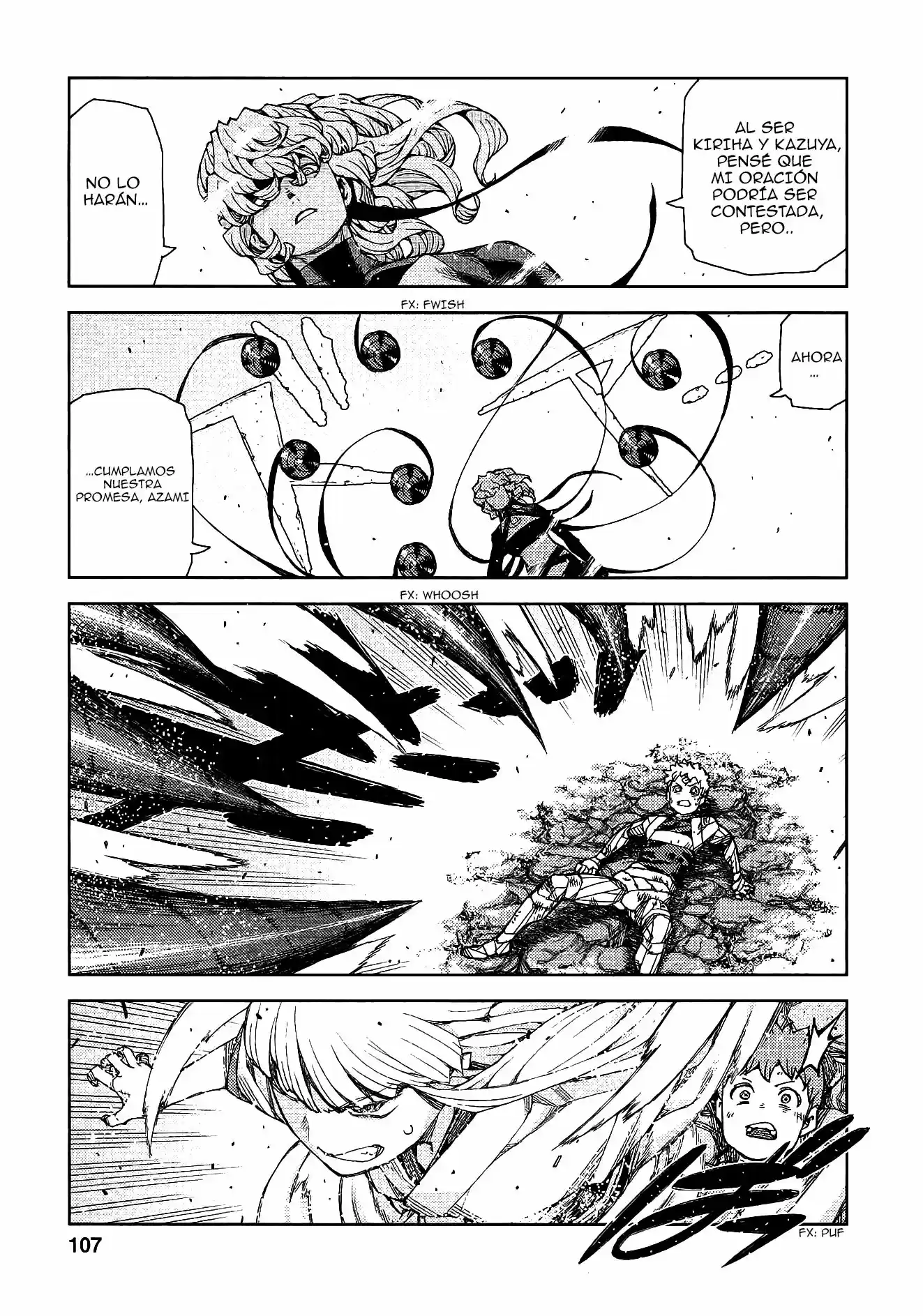 Tsugumomo capítulo 70, página 15