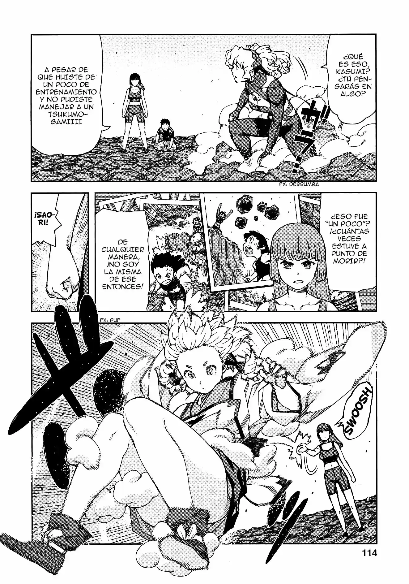 Tsugumomo capítulo 70, página 22