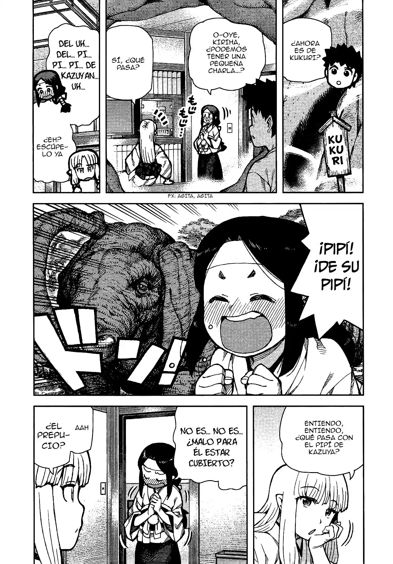 Tsugumomo capítulo 71.5, página 8