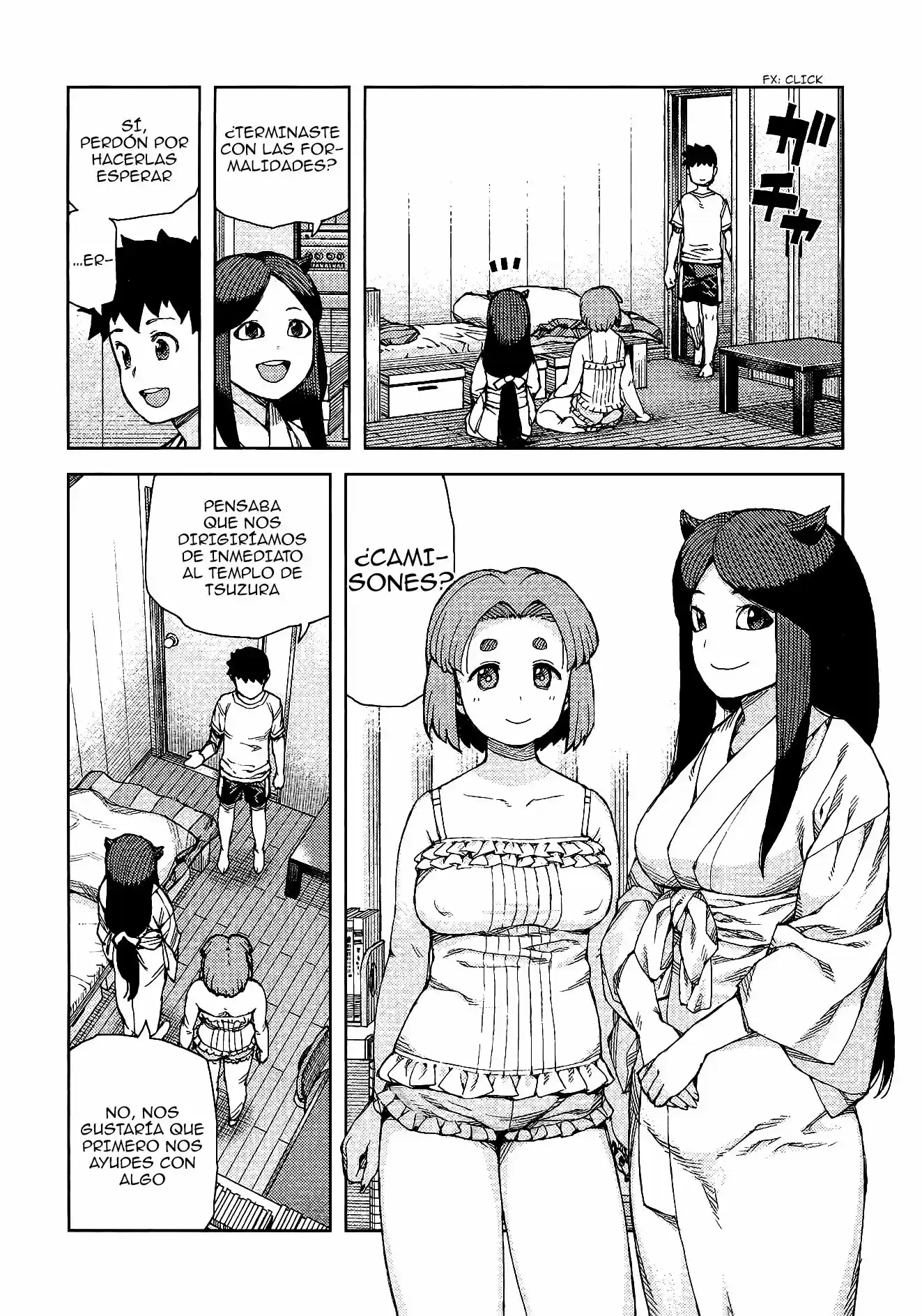 Tsugumomo capítulo 71, página 26