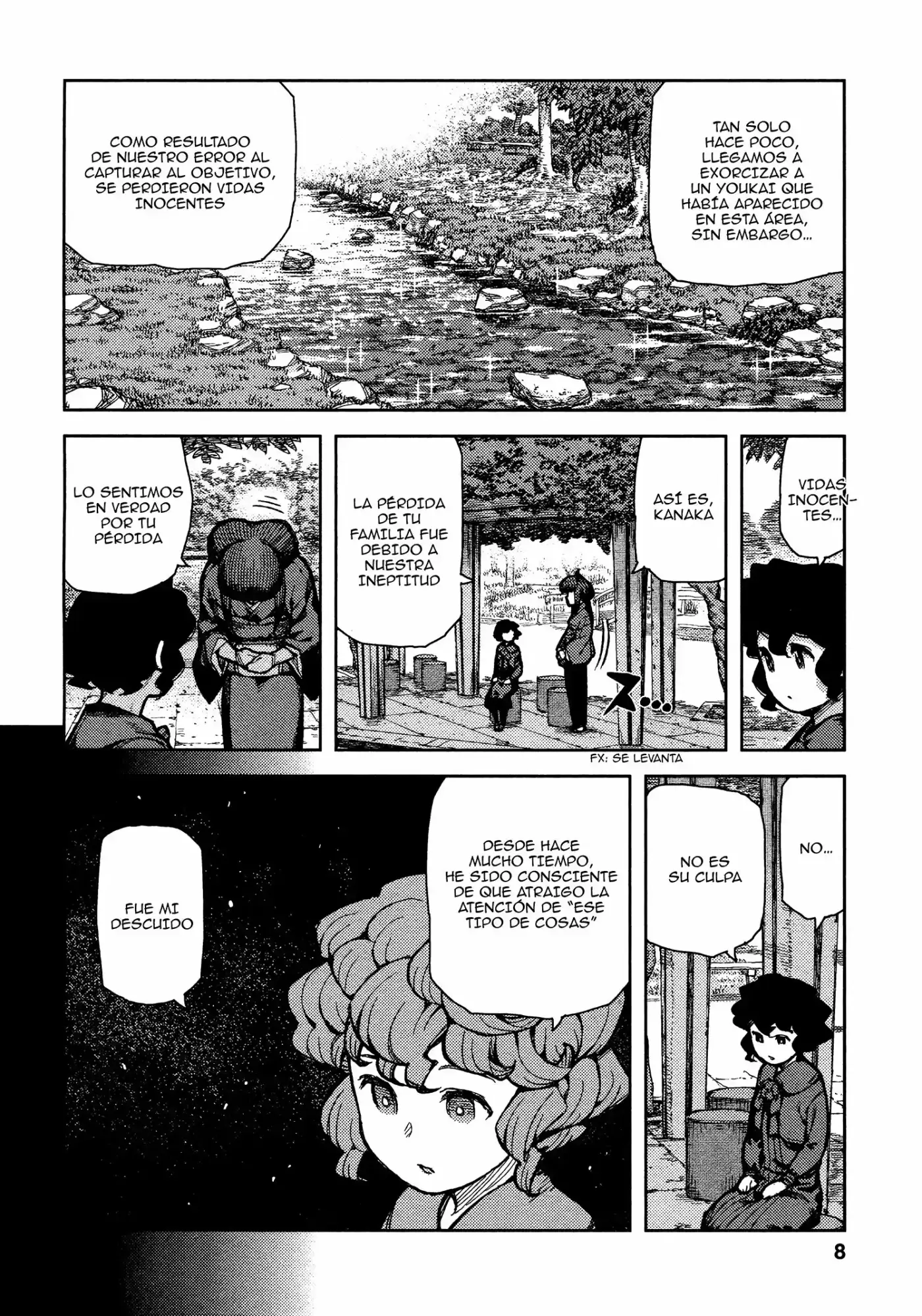 Tsugumomo capítulo 72, página 11