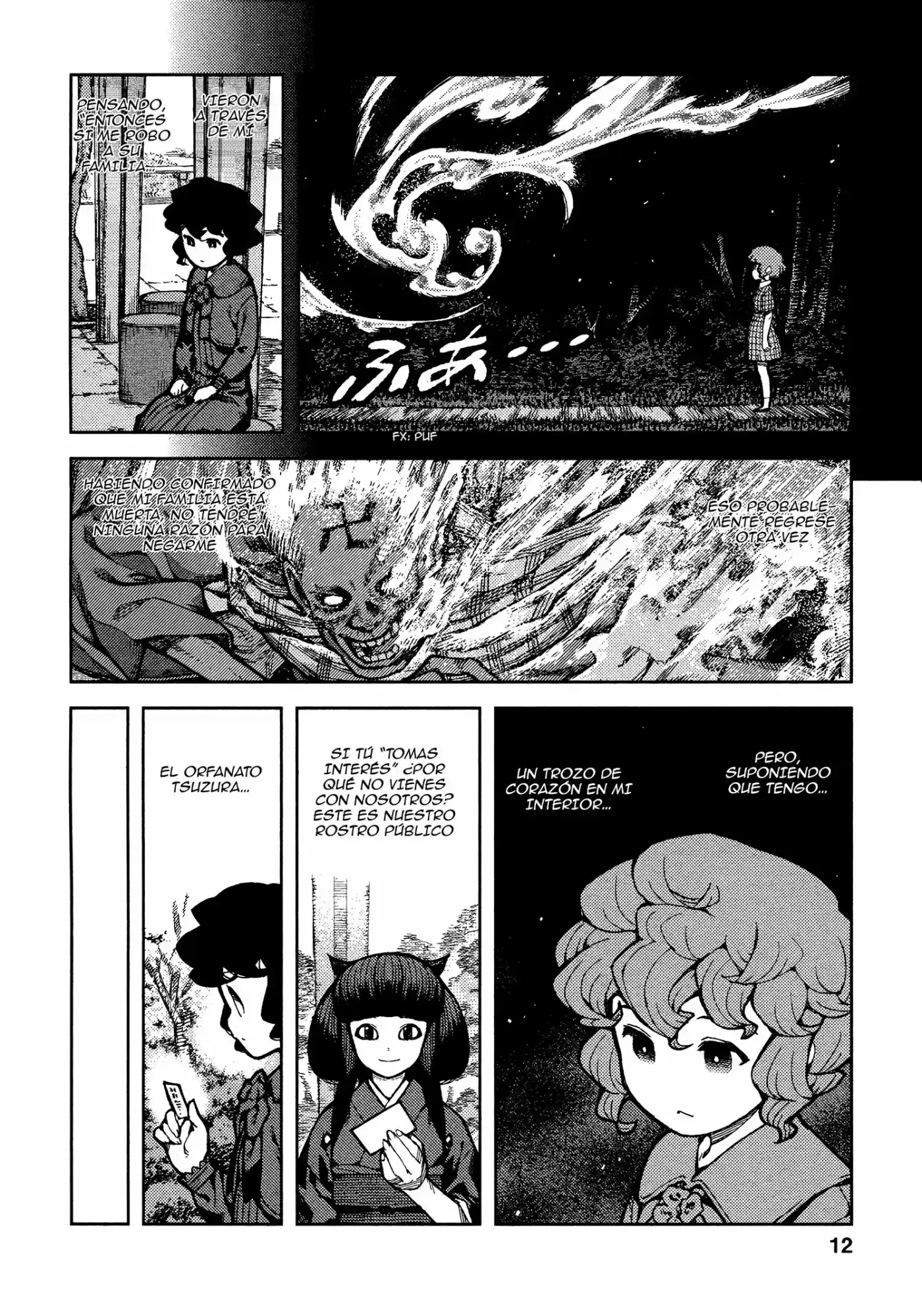 Tsugumomo capítulo 72, página 15