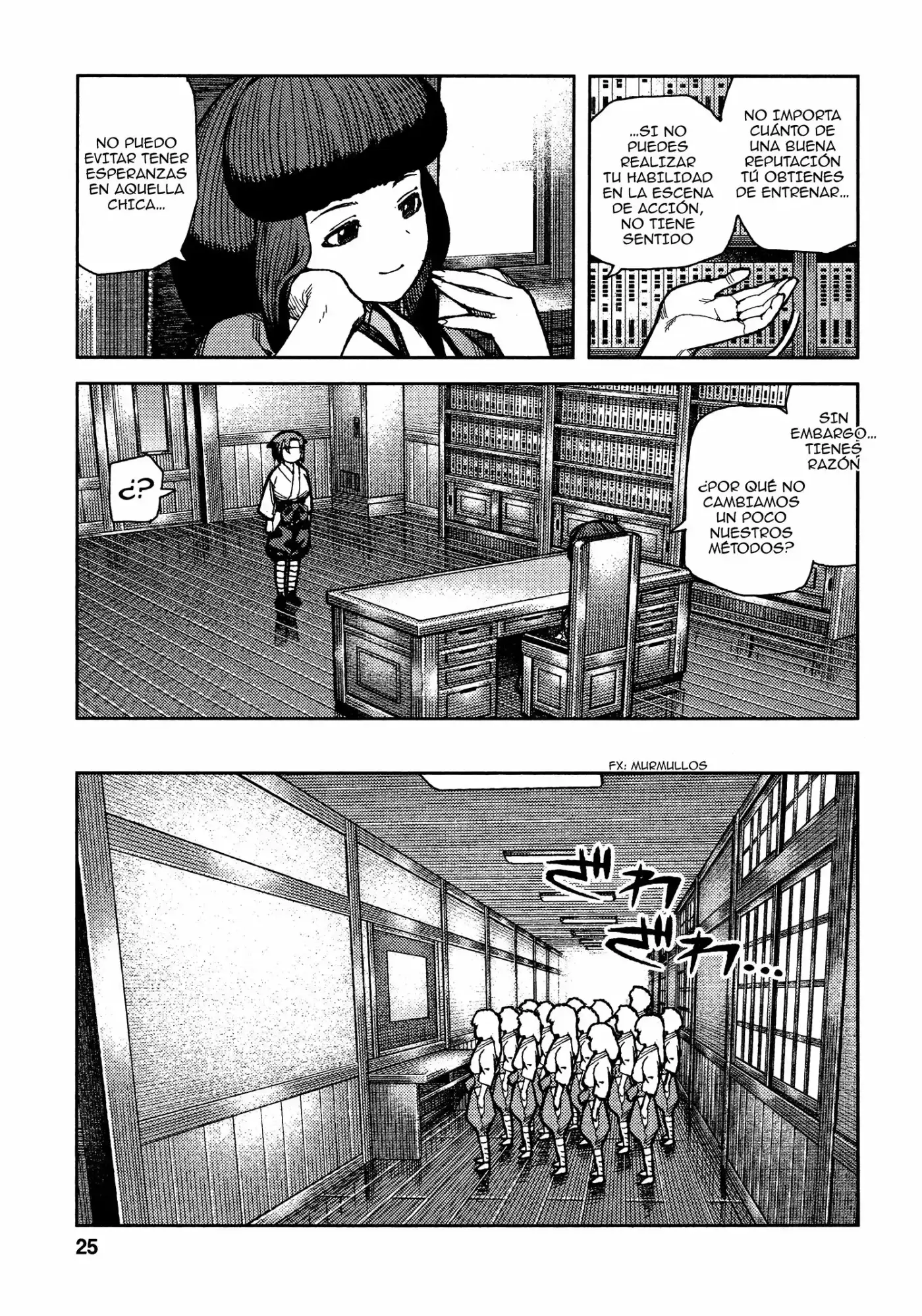 Tsugumomo capítulo 72, página 28