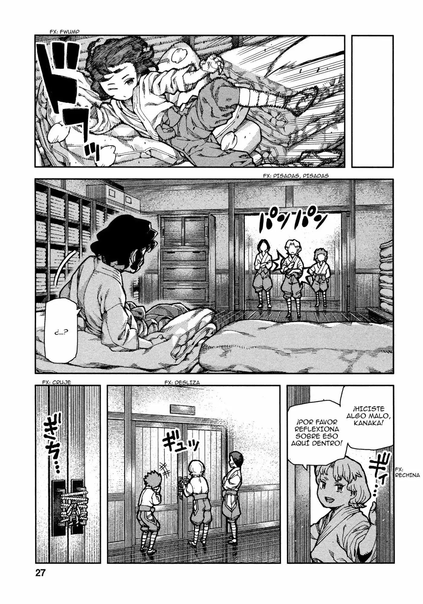 Tsugumomo capítulo 72, página 30
