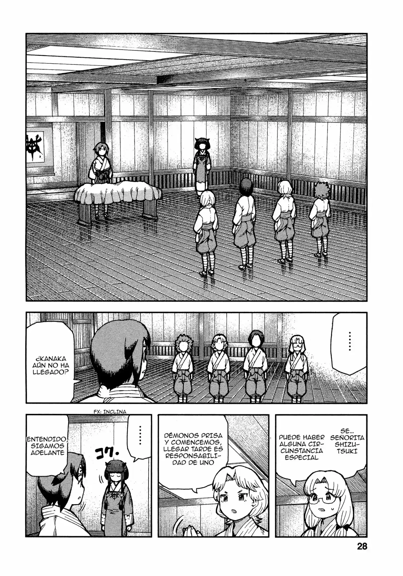 Tsugumomo capítulo 72, página 31