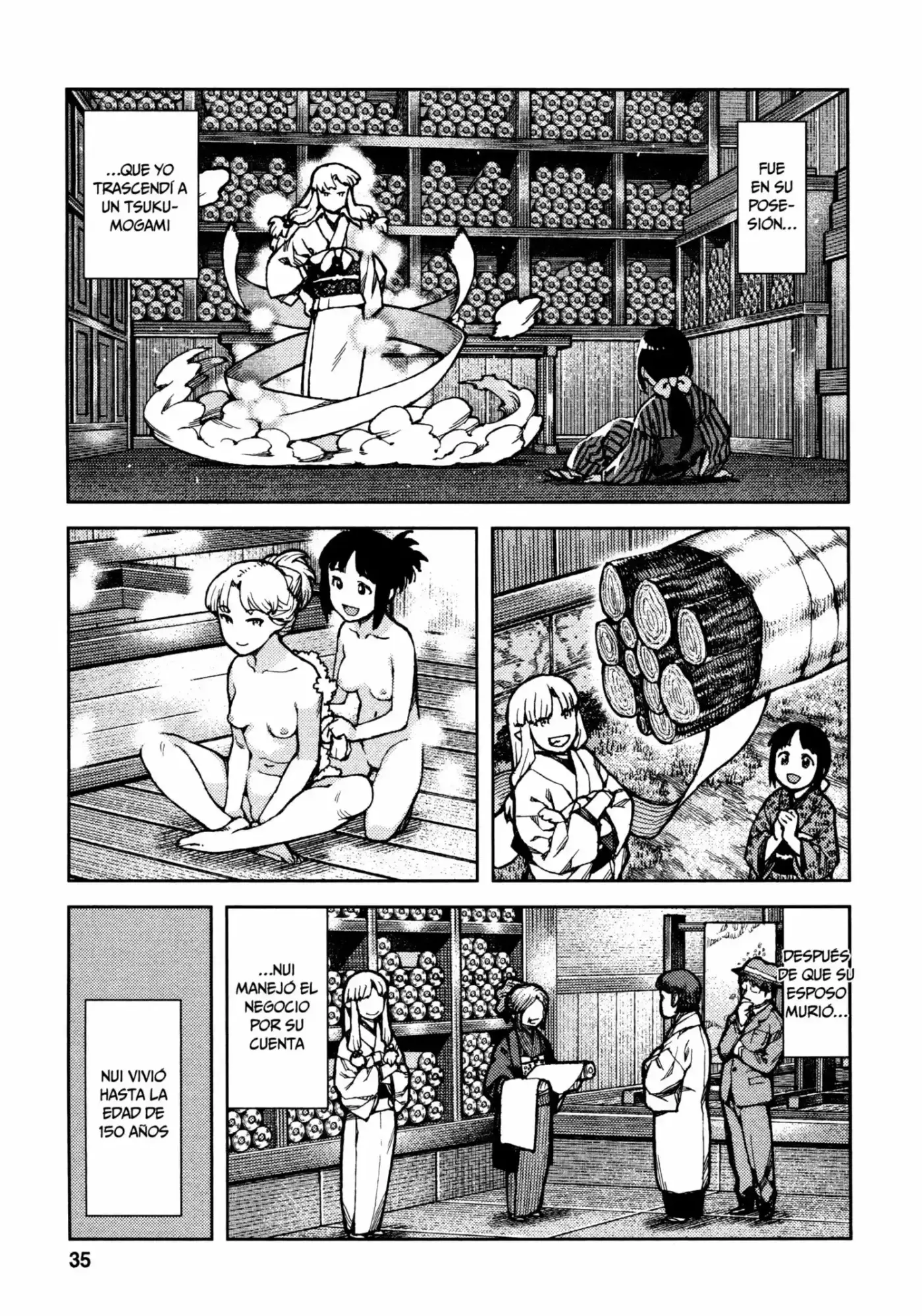 Tsugumomo capítulo 73, página 6