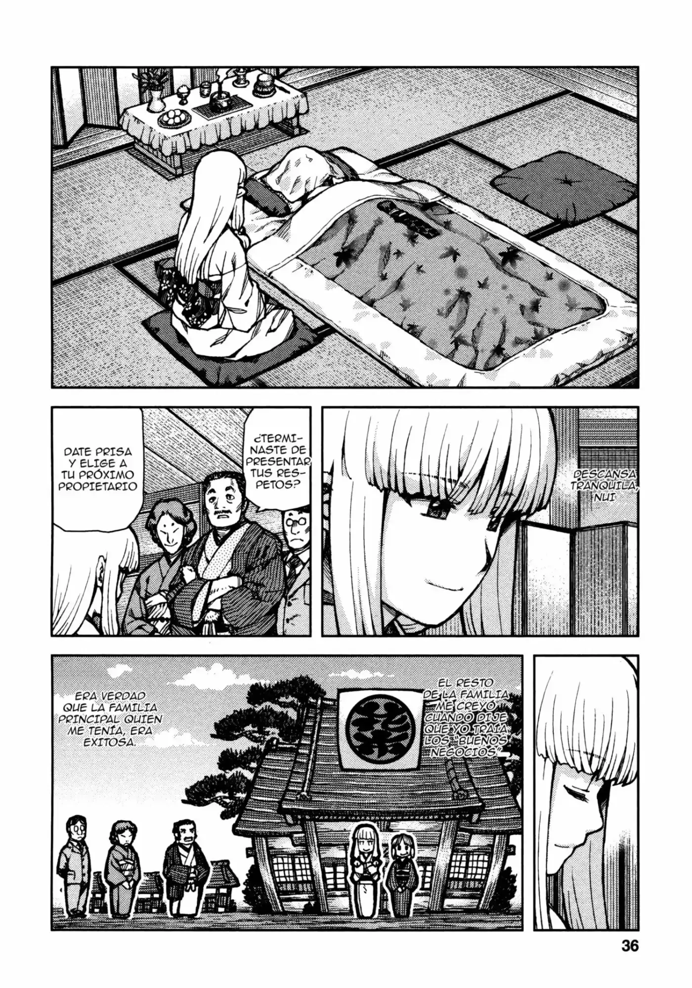 Tsugumomo capítulo 73, página 7